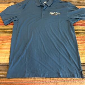 Puma Blue Polo Shirt for Men